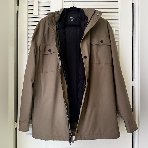 BYLT Ridgeline 3-in-1 Field Coat Jacket Taupe/Olive XL - Picture 3 of 16